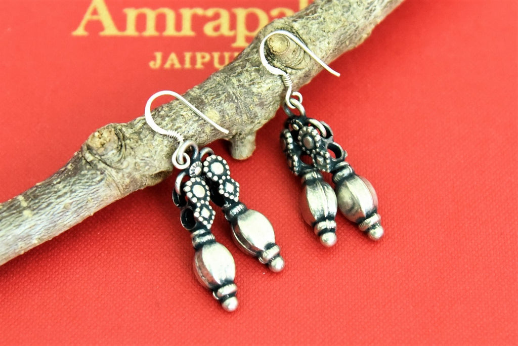 Buy Silver Tribal Earrings Online | Latest Hand Made Designs Pure Silver  Tribal Earrings